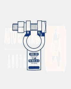 Quikcrimp 2SP Battery Terminal POS Copper Straight 35mm2 Cable Size (PK5)
