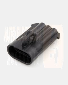 Delphi 12129615 3 Way Black Metri-Pack 150 Sealed Male Connector
