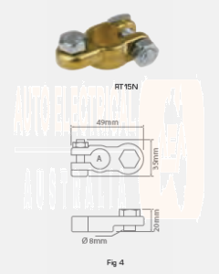 Ionnic RT15N 17mm Bolt Negative Battery Terminal
