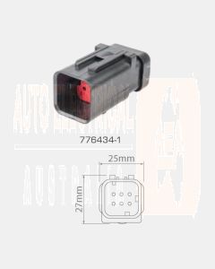 TE Connectivity AMPSEAL 16 776434-1 6 Circuit Receptacle Connector