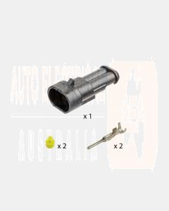 AMP Superseal 2 Circuit Receptacle Kit