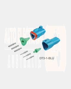 Deutsch DT3-1-BLU DT Series 3 Pin Connector Kit