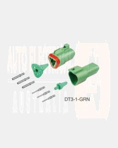 Deutsch DT3-1-GRN DT Series 3 Pin Connector Kit