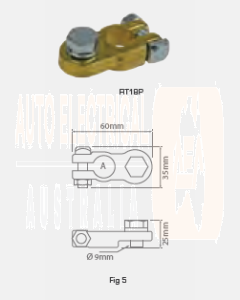 Ionnic RT18P Positive 18mm Bolt Battery Terminal 