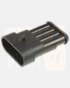 TE Connectivity 282106-1 AMP SUPERSEAL 1.5 Receptacle, 1 Row, 4 Way Connector Housing (Pack of 10)