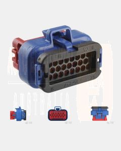 TE Connectivity AMPSEAL 770680-5 23 Circuit Connector Blue