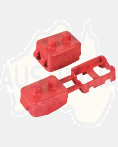Ionnic CB121R/100 121/123 Series Terminal Insulators - Red (Pack of 100)