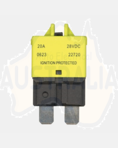 Ionnic CB227-20/10 227 Series Circuit Breaker ATC Blade - 20A, Pack of 10 (Yellow)