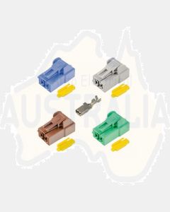 Ionnic MT204/10 FH50 Connector Inc. Secondary Lock - Green (Pk of 10)