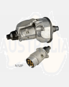 Ionnic N12P Trailer Connector - Truck - 7 Pin Metal Plug (12V)