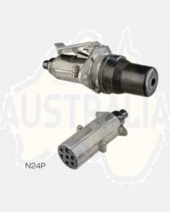 Ionnic N24P Trailer Connector - Truck - 7 Pin Metal Plug (24V)