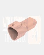 Deutsch DT04-3P-TN09/10 DT Series 3 Pin Brown Receptacle