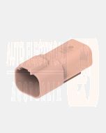 Deutsch DT04-4P-TN09/10 DT Series 4 Pin Brown Receptacle