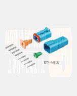Deutsch DT4-1-BLU DT Series 4 Pin Blue Connector Kit