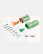 Deutsch DT4-1-GRN DT Series 4 Pin Green Connector Kit