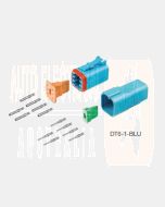 Deutsch DT6-1-BLU DT Series 6 Pin Blue Connector Kit