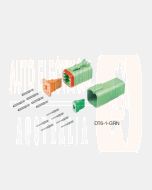 Deutsch DT6-1-GRN DT Series 6 Pin Green Connector Kit