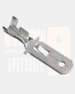 Quickcrimp Non Insulated Male Crimp Terminals - Tin Plated Brass, 6.3mm Tab, 1.5-3.0mm2 wire size