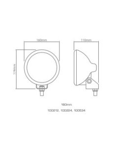 Nordic Lights 100534 General Purpose Lamp with Rubber Body