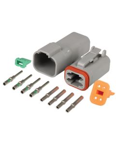 Hella Mining 4 Pin DT Series Female Deutsch Connector