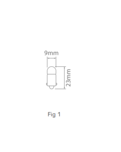 Ionnic 3797/10 Globe Halogen 24V 2W BA9S