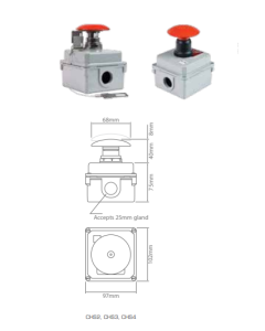 Ionnic CHS3 Switch Kit Push Momentary (N/O & N/C)
