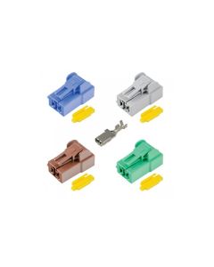 Ionnic MT204/100 FH50 Connector Inc. Secondary Lock - Green (Pk of 100)