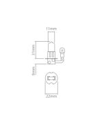 Ionnic 64156LTS Globe Halogen H3 24V 70W Truckstar PK22s
