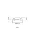 Ionnic 6424/10 Globe Halogen Festoon 24V 5W SV8.5 (41mm)