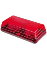 Ionnic 6M1.AA50.M LED Blaze Magnetic Lightbar - Red Lens (4 Module)